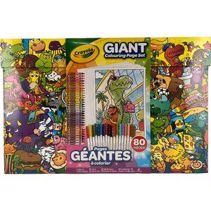 BNWT 🆕 Crayola Giant Coloring Page Art Set - 80
